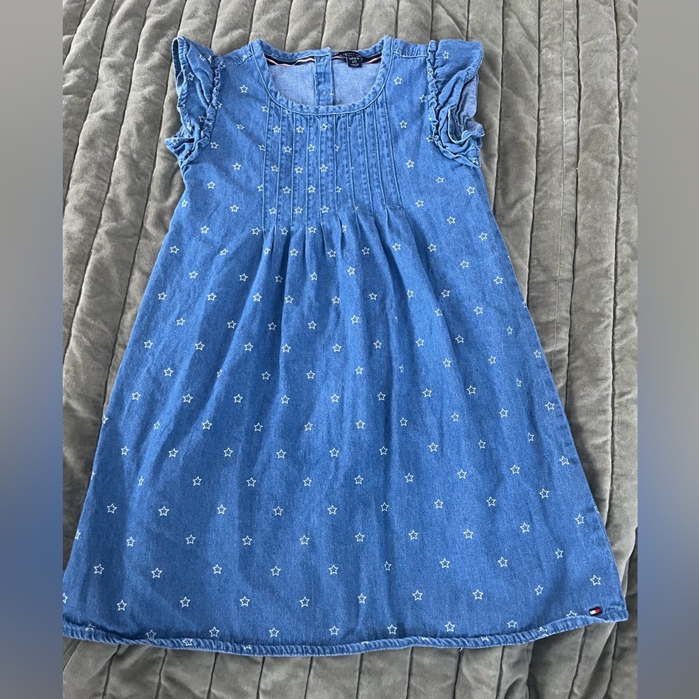 Tommy Hilfiger Girls Denim Dress 7